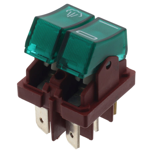Gaggia Philips Saeco interruttore doppio verde macchina caffè Via Veneto SIN013 COM004