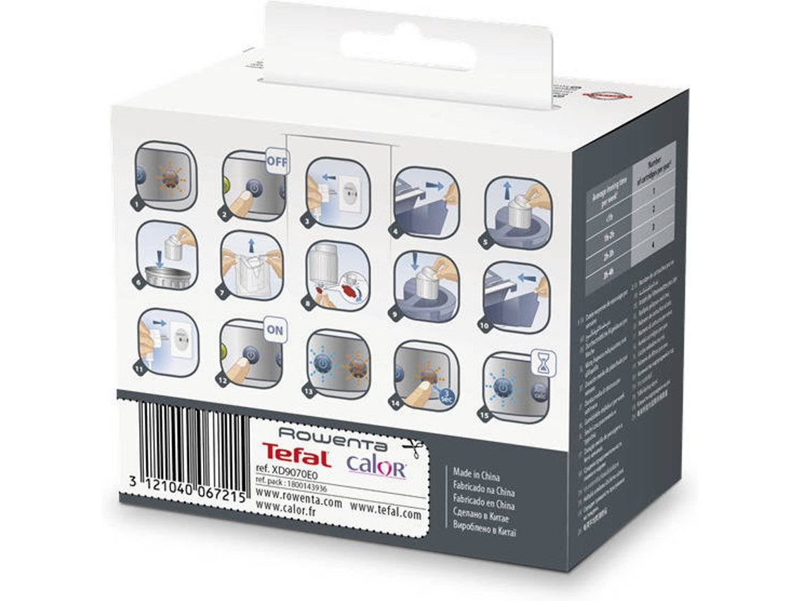 Rowenta 2x filtro acqua anti calcare ferro stiro Powersteam VR8215 VR8216 VR822