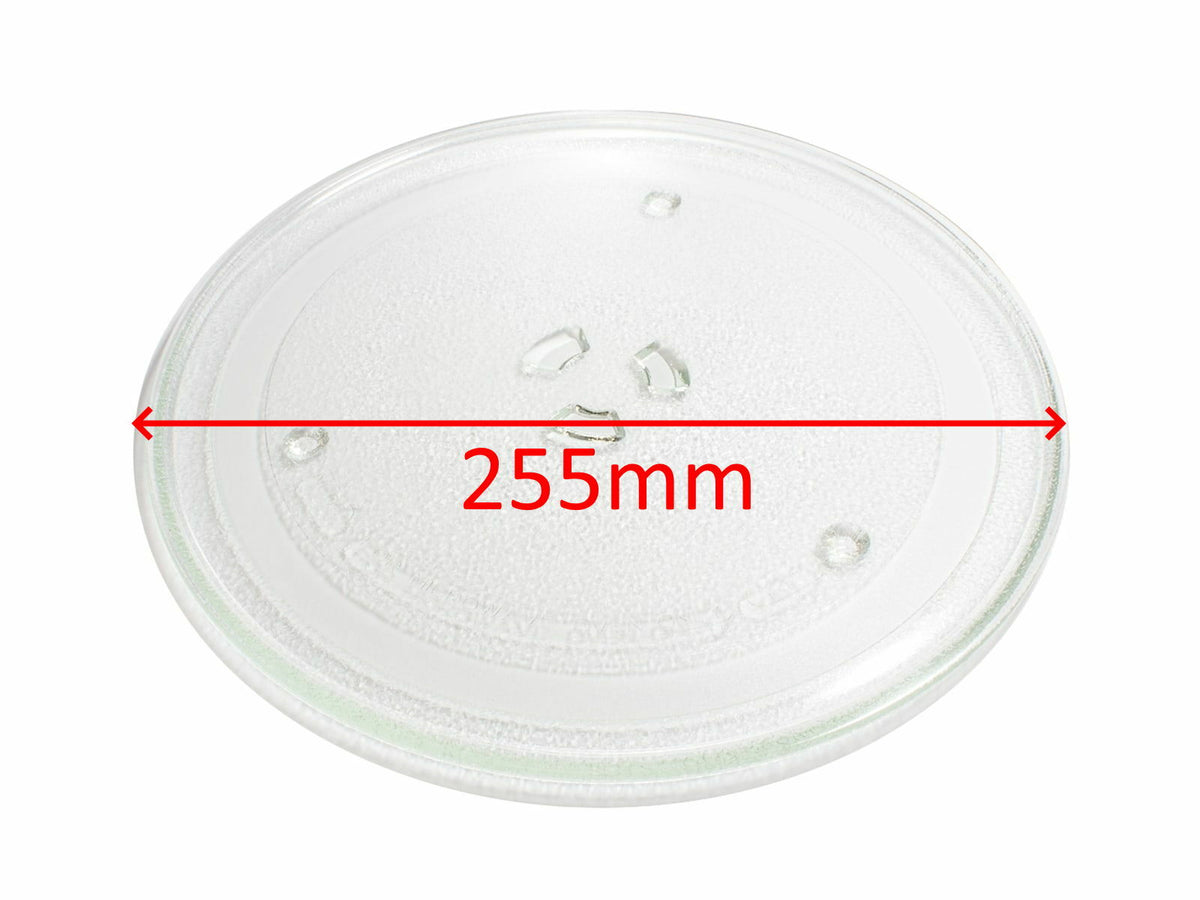 Piatto vetro 25,5cm 255mm forno microonde Samsung G27 GE11 GE73 GW73 M16 ME7 MW