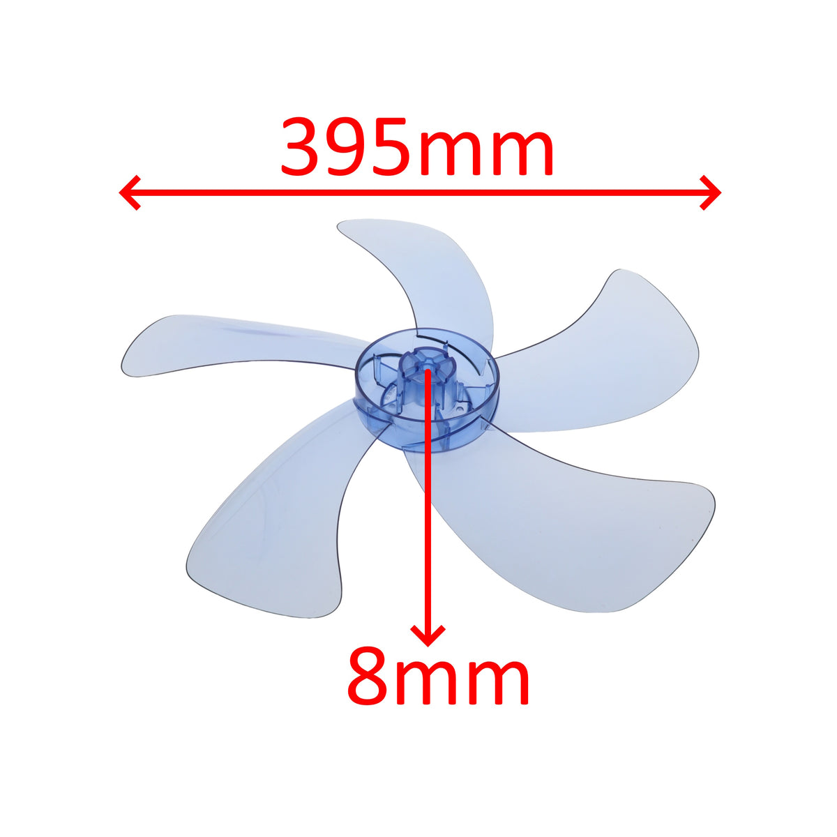 Beko ventola elica pala 395mm TF40.5H ventilatore EFS5100W EFS6000BI