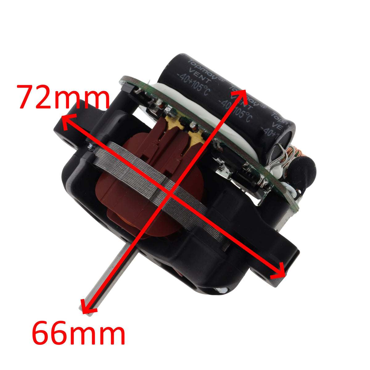 Elchim motore 230V FISE 66mm phon asciugacapelli Xlite Plus Run B45M00000020
