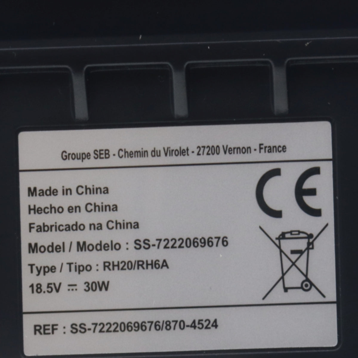 Rowenta turbo spazzola piccola per divani scopa aspirapolvere XPert 7.60 RH6A