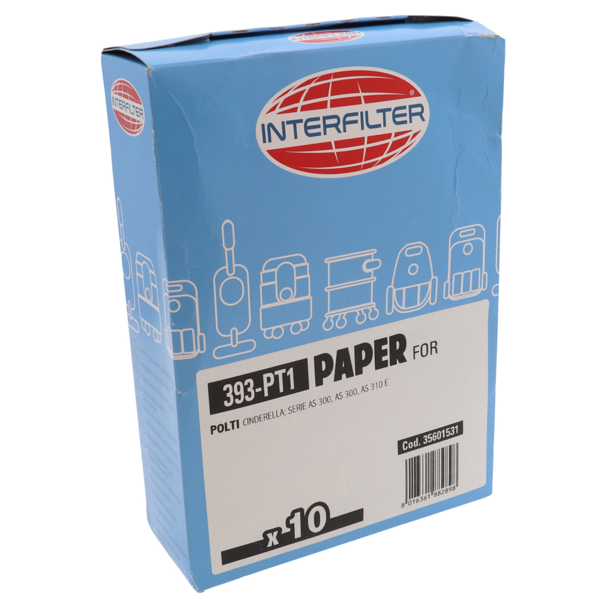 Kit 10 Sacchetti aspirapolvere Polti Cinderella 300 303 310