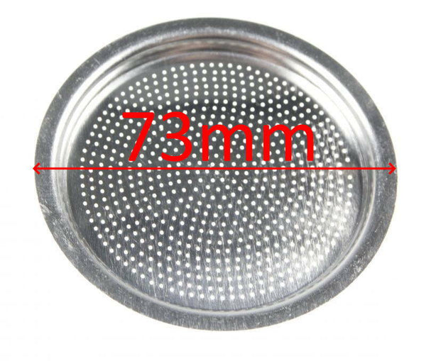 Delonghi filtro disco doccetta 73mm caffettiera moka Alicia 9 tazze EMK9