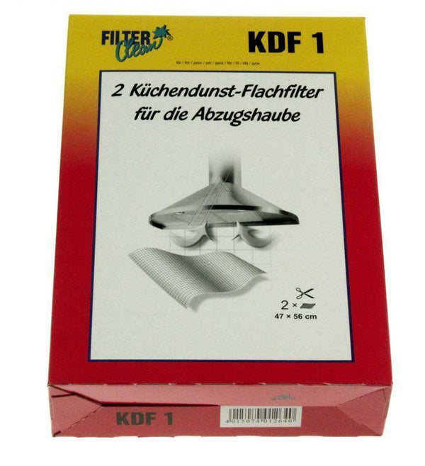 FilterClean KDF1 2x filtri cappa ritagliabili indicatore 47x56cm Faber AEG Fran