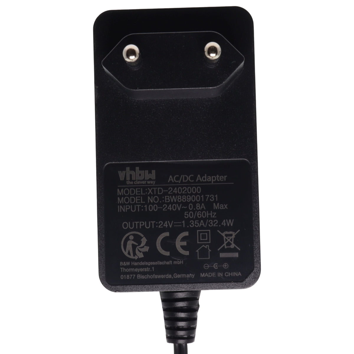 Caricabatterie alimentatore per scopa aspirapolvere DeLonghi Colombina Cordless 18V XLR18LI