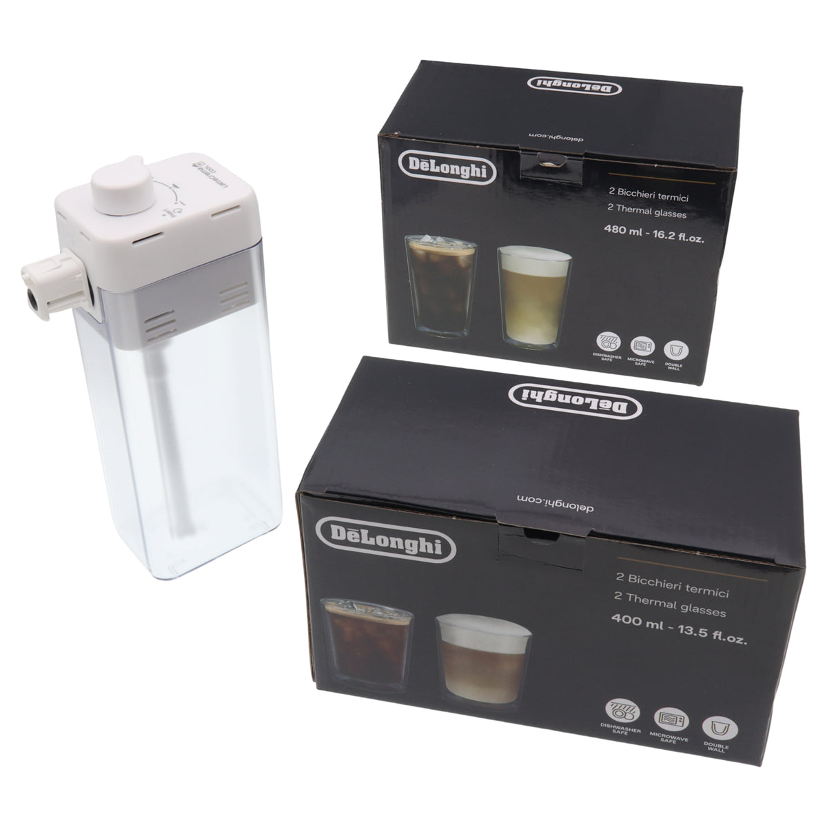 Delonghi caraffa LatteCrema Cool macchina caffè Rivelia Primadonna Aromatic