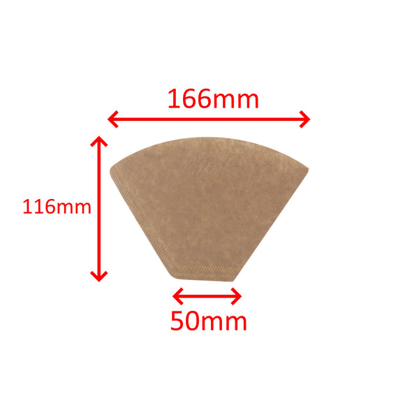 Melitta 80 filtri carta AromaPor 102 1x2 2 tazze macchina caffè americana universale