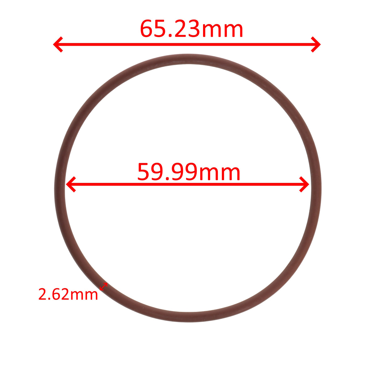 Didiesse guarnizione OR caldaia 65.23mm per macchina da caffè Didì e Baby Frog