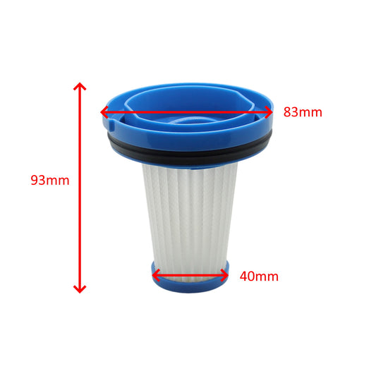Filtro blu HEPA originale scopa aspirapolvere per Black Decker BXVMS600E 600W