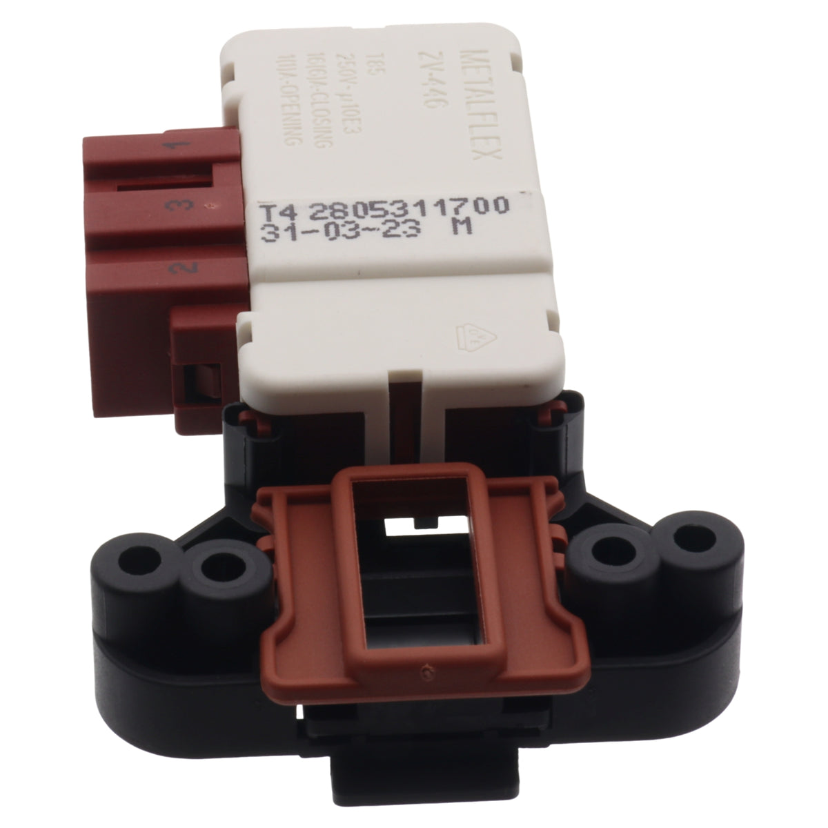 Serratura blocca porta oblò ZV-446 per lavatrice Beko Smeg WHT WMF WKB WMB WML