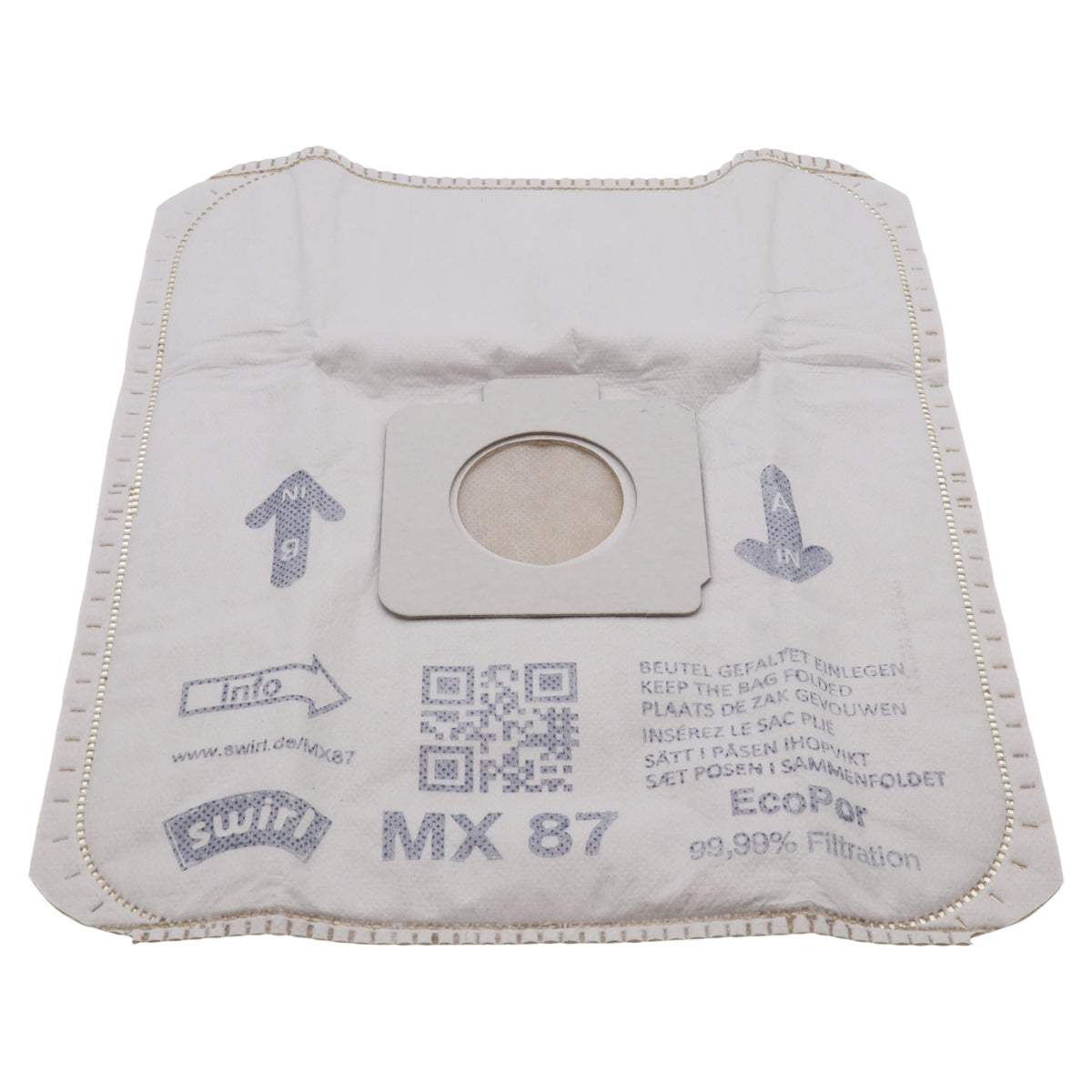 Swirl MX87 5x sacchi microfibra polvere per aspirapolvere Moulinex Boost Economy Compact Turbo