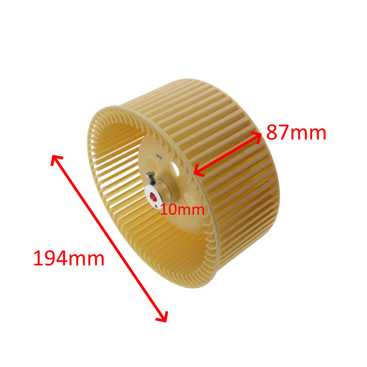 Delonghi ventola 194mm condizionatore Pinguino Eco Silent C PAC A120E C120 WE110 AG90