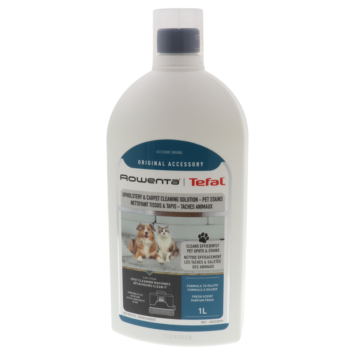 Rowenta detergente 1L pet animali lavatappeti Clean It IN5010 IN5020 IZ5020