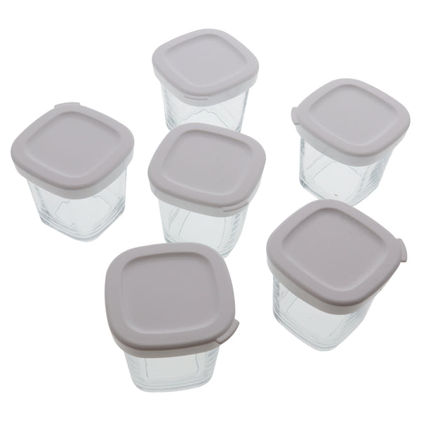 Tefal set 6x vasetti in vetro yogurth per yogurtiera Multi Delices YG65 CuCo YG66