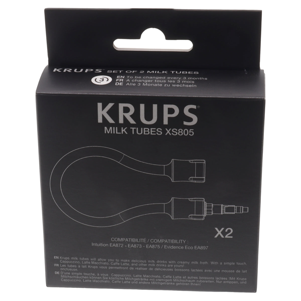 Krups 2x tubi vapore latte macchina caffè Intuition Evidence EA876D EA897A EA89